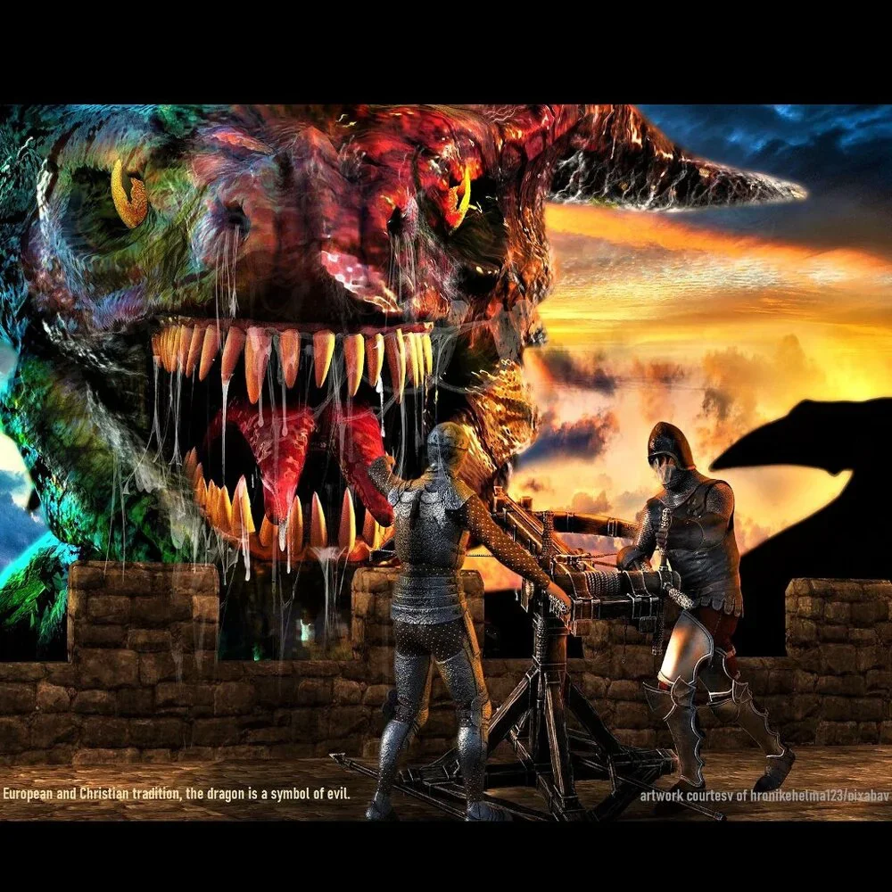 Dragons 2027 Wall Calendar Fantasy Art Mythology Folklore Medieval Dragon Gift